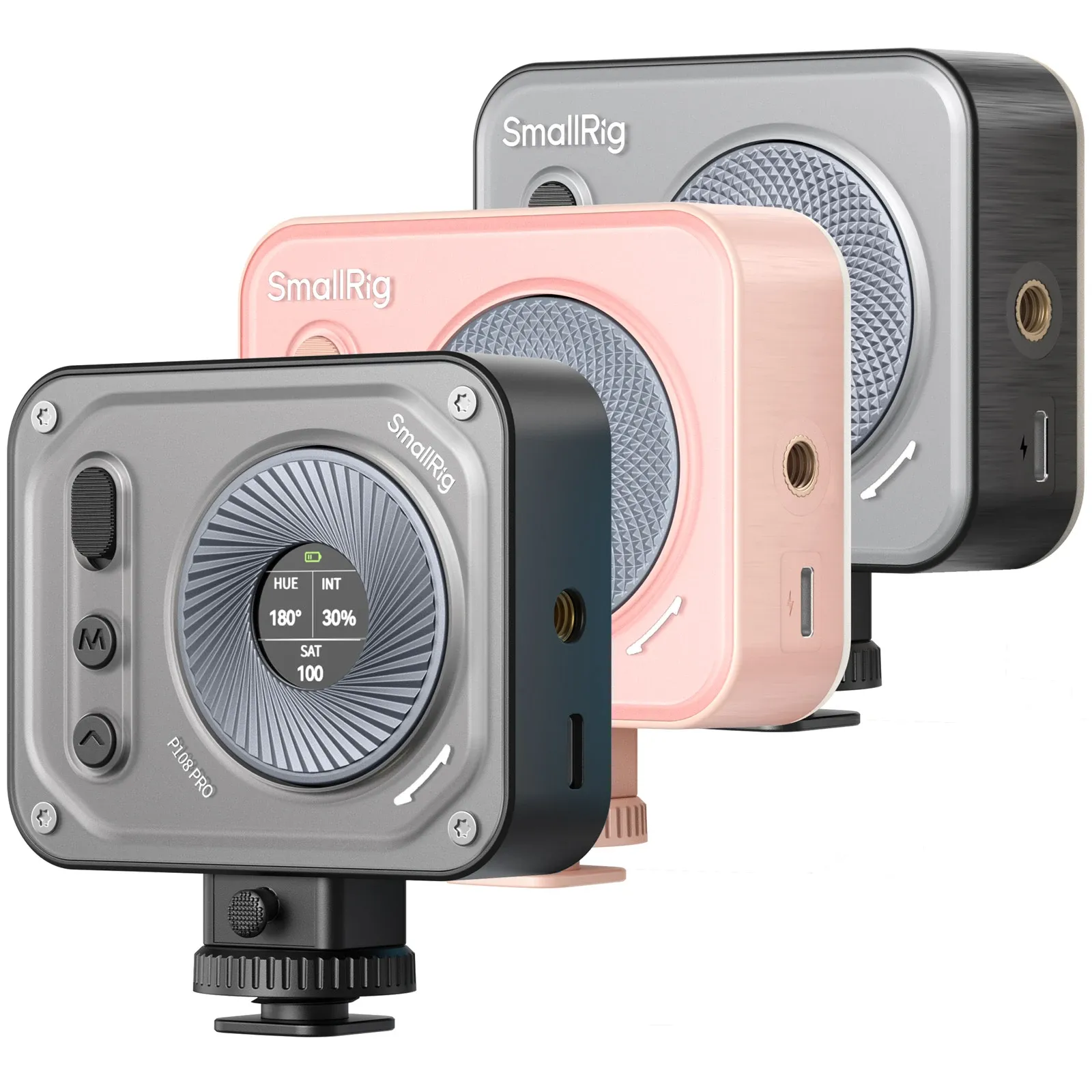 Панели семейства SmallRig Vibe P96 Pro и P108 Pro с экраном и регулятором